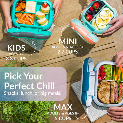 Bentgo® Chill Mini Lunch Box (2-Pack) - Lilac Mist | Pick Your Perfect Chill - Snacks, Lunch Or Big Meals!