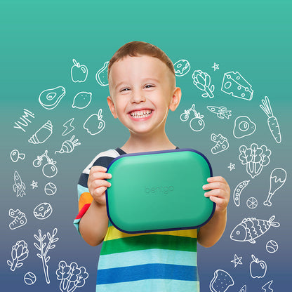 Bentgo® Chill Kids Lunch & Snack Box - Green/Navy