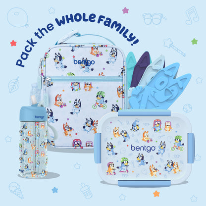Bentgo + Bluey Kids Snap & Go Lunch Box - Play Day | Pack The Whole Family