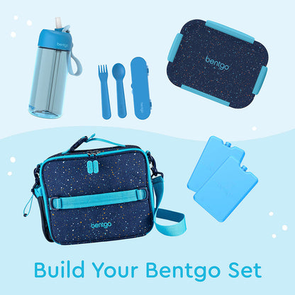 Bentgo® Kids Snap & Go Leak-Proof Lunch Box - Abyss Blue Speckle Confetti | Build Your Bentgo Set