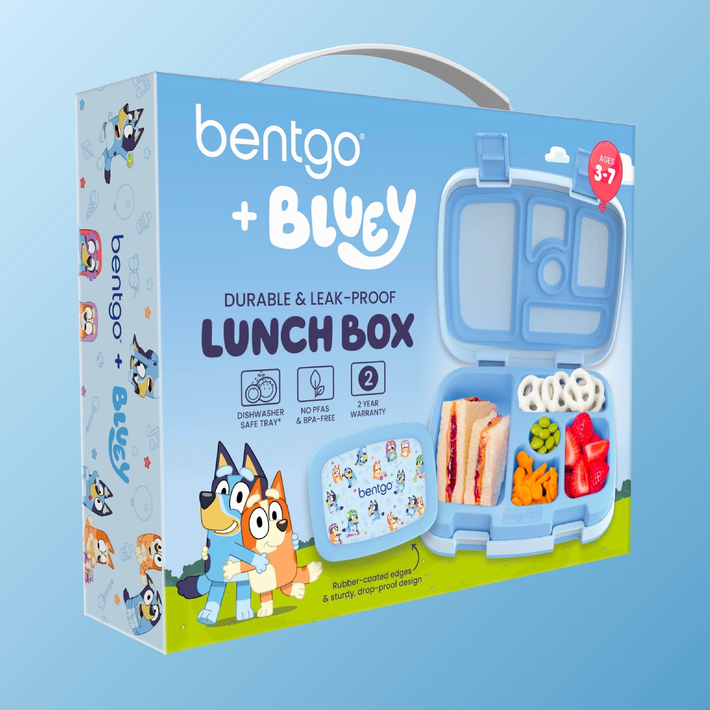 Bentgo + Bluey Kids Prints Lunch Box - Play Day | Packaging