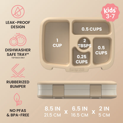Bentgo Kids Prints Lunch Box - Cowgirl Dreams | Leak-Proof Design, Dishwasher Safe Tray (Top Rack Only), Rubberized Bumper, No PFAs & BPA-Free