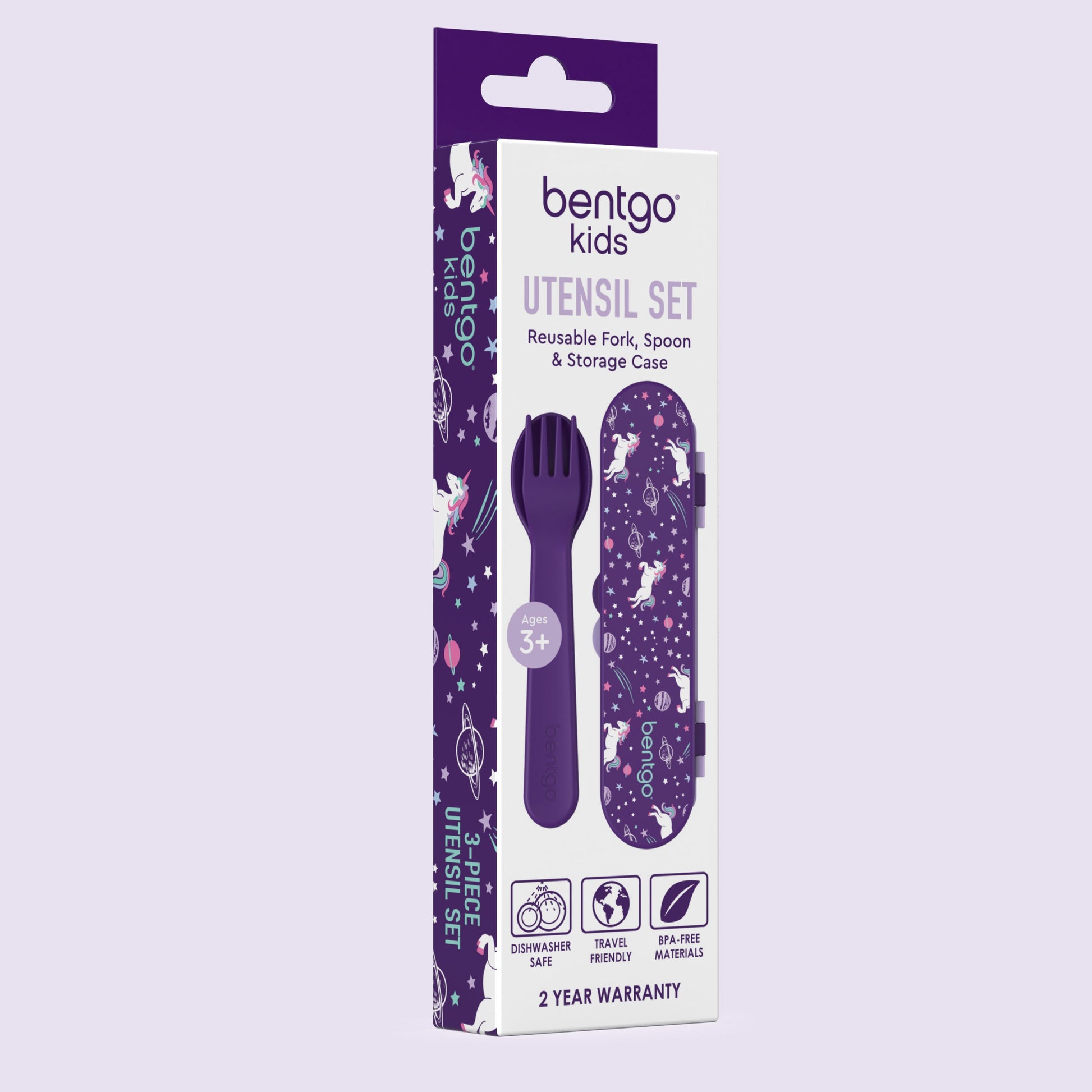 Bentgo® Kids Utensils Set - Unicorn | Packaging