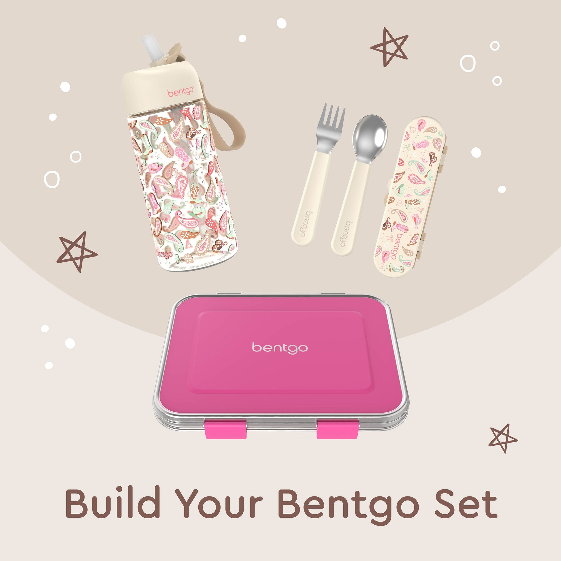 Bentgo Kids Water Bottle - Cowgirl Dreams | Build Your Bentgo Set