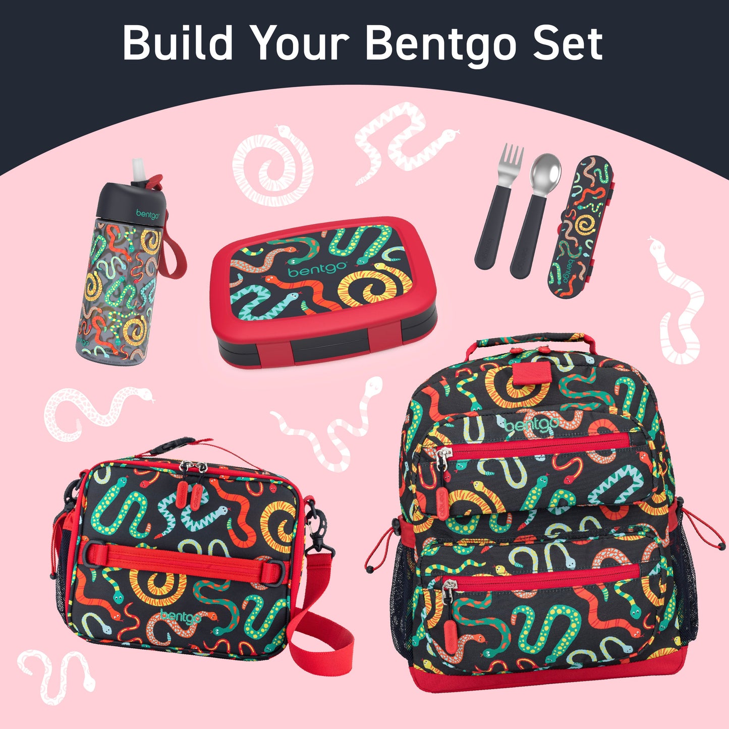 Bentgo Kids Water Bottle - Sssnakes | Build Your Bentgo Set