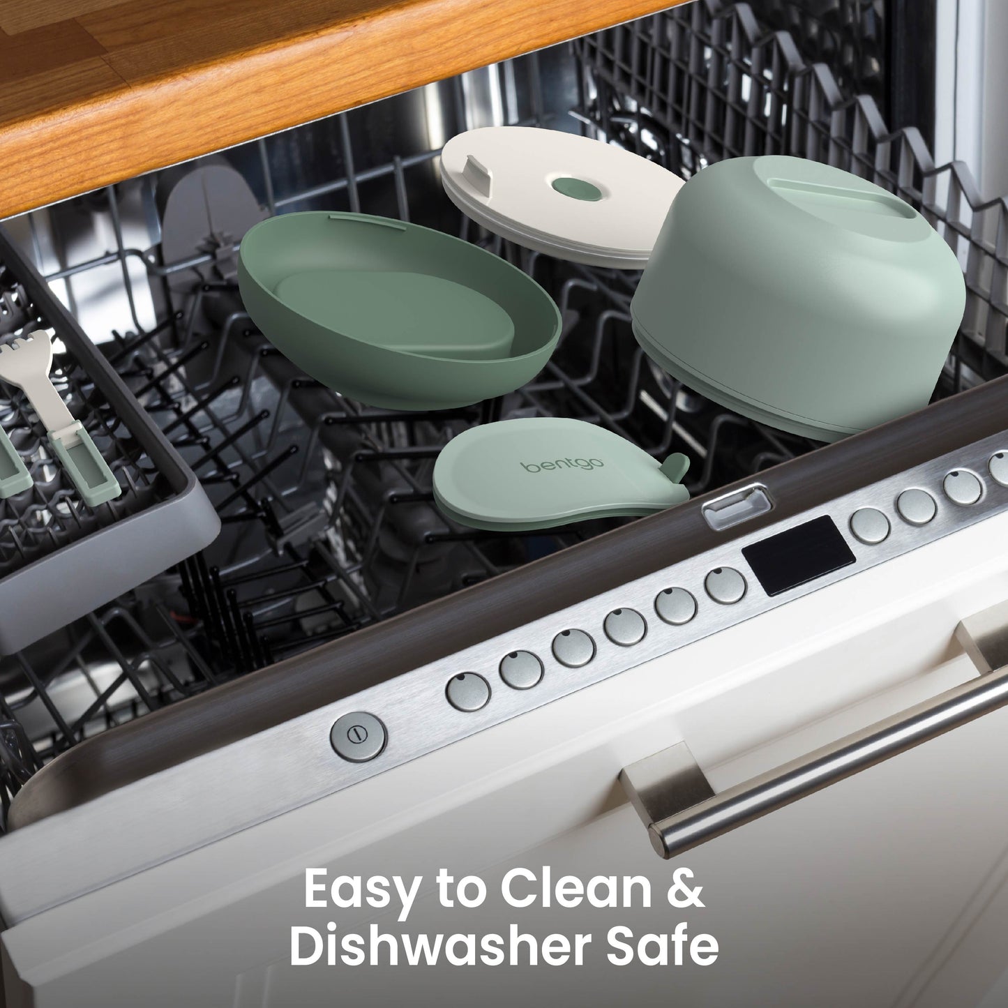 Bentgo® Bowl - Khaki Green | Easy To Clean & Dishwasher-Safe