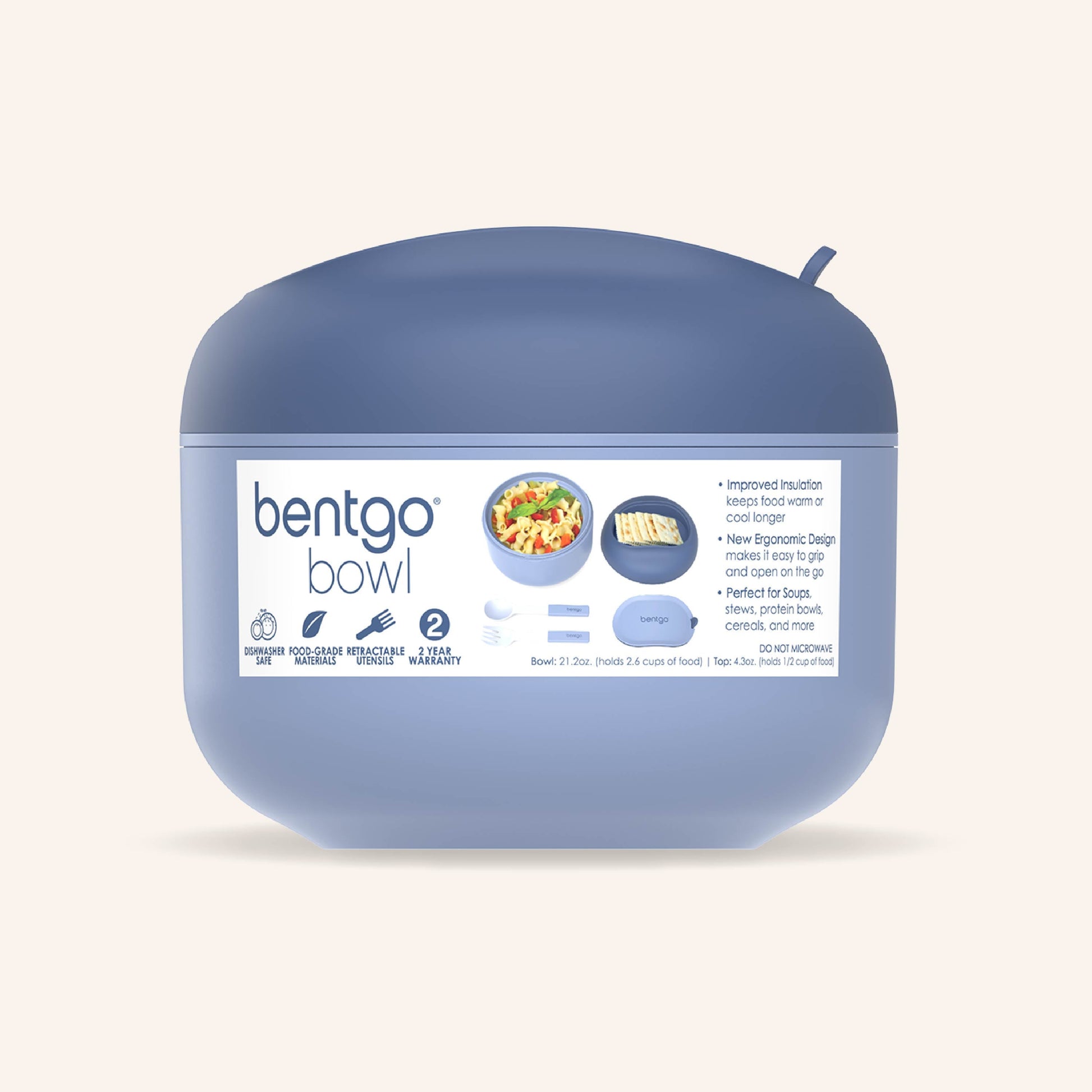 Bentgo® Bowl (2-Pack) - Slate | Packaging