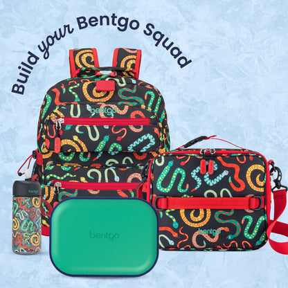 Bentgo® Chill Kids Lunch Box - Green/Navy| Choose Your Chill Light Snacks To Full Meals - Kids (Ages 3-7, 3.3 Cups), Mini (Adults & Ages 3+, 2.7 Cups), Max (Adults & Ages 3+, 5 Cups)