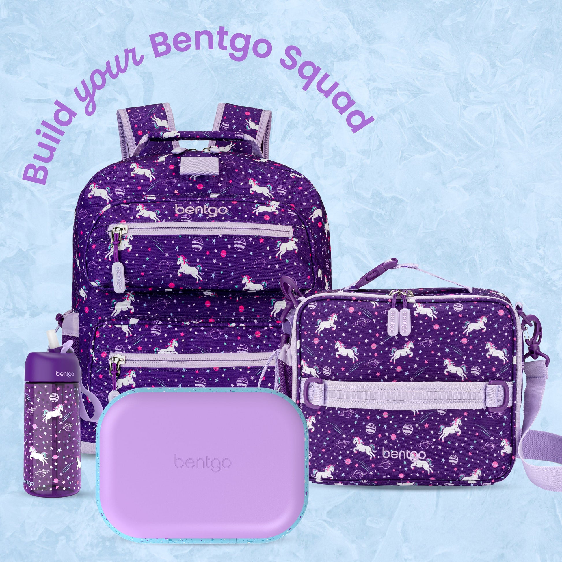 Bentgo® Chill Kids Lunch Box - Vivid Orchid Speckle | Build Your Bentgo Squad