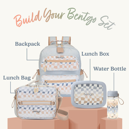 Bentgo® Kids Whimsy & Wonder Prints Lunch Box - Checker Gradient | This Lunch Box Is Perfect To Build Your Bentgo Set