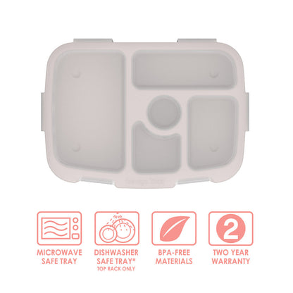 Bentgo Kids Prints Tray with Transparent Cover - Nature Adventure