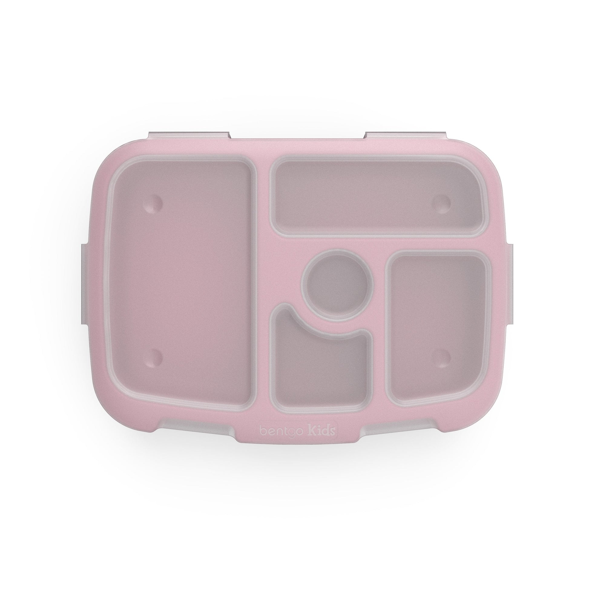 Bentgo Kids Prints Lunch Box Tray with Transparent Cover - Pink Dots