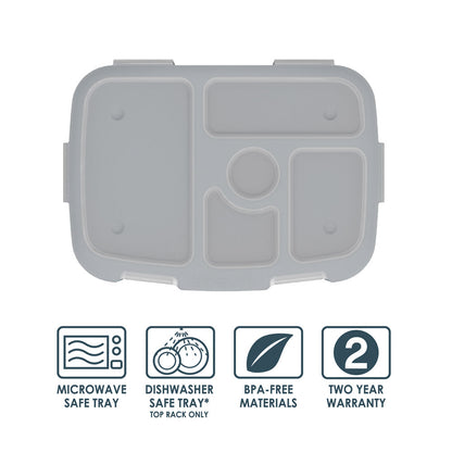 Bentgo Kids Prints Tray with Transparent Cover - Friendly Skies